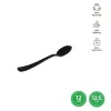 Cucharita Alta Calidad Reutilizable Negro 12,5CM