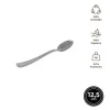 Cucharita Alta Calidad Reutilizable Plata 12,5CM