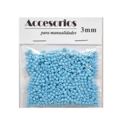 Cuentas Cristal Azul Claro 3MM 30G