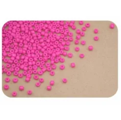 Cuentas Cristal Fucsia 4MM 30G