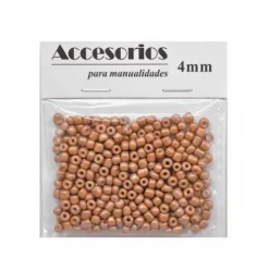 Cuentas Cristal Marrón 4MM 30G