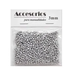 Cuentas Cristal Plata 3MM 30G