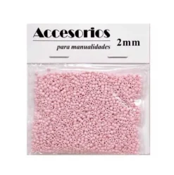 Cuentas Cristal Rosa Claro 2MM 30G