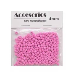 Cuentas Cristal Rosa 4MM 30G