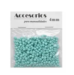 Cuentas Cristal Turquesa 4MM 30G