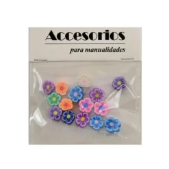 Cuentas De Arcilla Polimétrica Flor