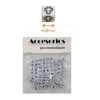 Cuentas De Cruz Blanco 6X8MM