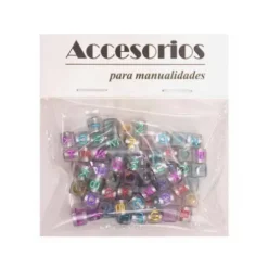 Cuentas De Letras Colores 6X6MM