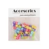 Cuentas De Letras Colores 6X6MM