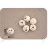 Cuentas De Madera Carita 20MM