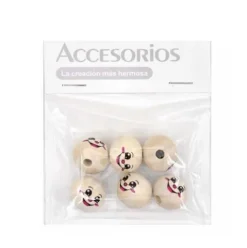 Cuentas De Madera Carita 20MM