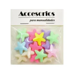 Cuentas De Plástico Estrella 20MM
