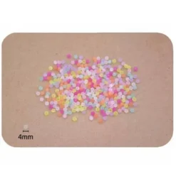 Cuentas De Plástico 4MM