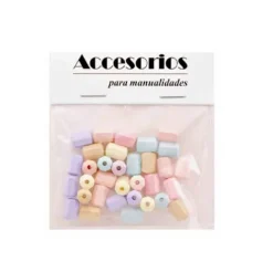 Cuentas De Plástico Tubo 7x10MM