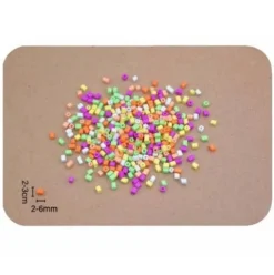 Cuentas De Plástico 3X6MM