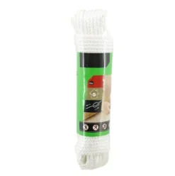 Cuerda Trenzada Blanco 6mm x 20m