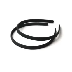 Diadema Mate Negro 2pcs