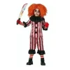 Disfraz Payaso Asesino Rayas Infantil