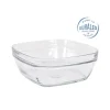 Ensaladera Vidrio Apilable Cuadrada 20cm