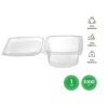 Envase Tapa Reutilizable Transparente 1000CC