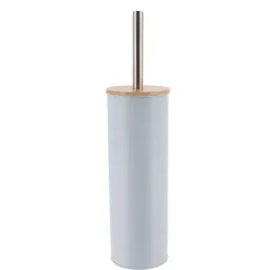 Escobilla de Baño Metal – Azul Claro