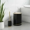 Escobilla de Baño Poliresina – Arusha Gold Negro