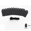 Etiqueta de Manualidad Negro 12pcs