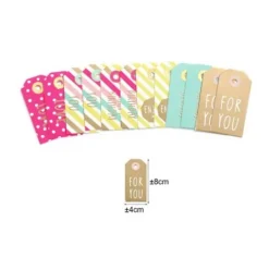 Etiqueta Mixto 12pcs