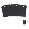 Etiqueta Purpurina Negro 6pcs