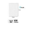 Etiquetas Blancas Ø10MM 630U