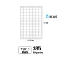 Etiquetas Blancas Ø13MM 385U