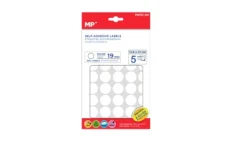 Etiquetas Blancas Ø19MM 200U