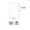 Etiquetas Blancas 26X54MM 60U