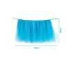 Falda Mesa Con Tutu Azul