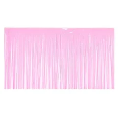 Falda Mesa Flecos Rosa