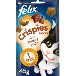 Felix Crispies Buey y Pollo 45g