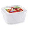 Fiambrera Basic Cuadrada 2.5L Transparente