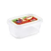 Fiambrera Basic Rectangular 1.1L Transparente