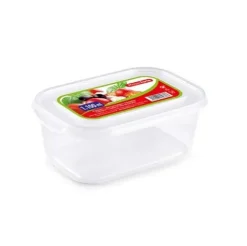 Fiambrera Basic Rectangular 1.1L Transparente