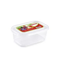 Fiambrera Basic Rectangular 600ml Transparente