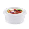 Fiambrera Basic Redondo 1.7L Transparente