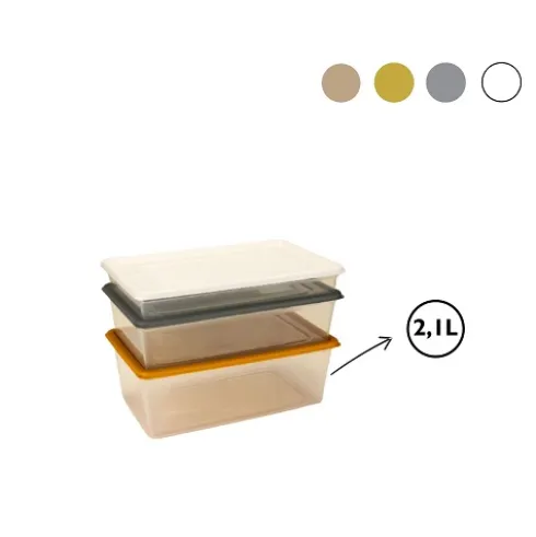Fiambrera C/Tapa BeClassic Slabox 2.1L