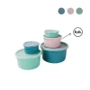 Fiambrera C/Tapa Colors LB 0.6L