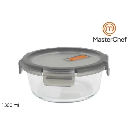 Fiambrera Hermética Redonda 1300ml