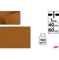 Fieltro 40x60cm Marrón