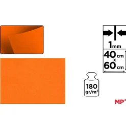 Fieltro 40x60cm Naranja