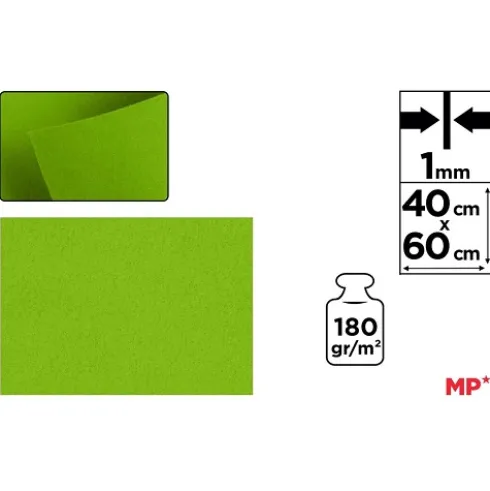 Fieltro 40x60cm Verde Lima