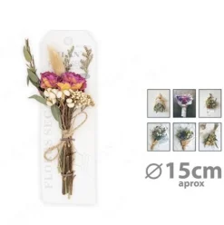 Flores Seco 15cm Surtidos