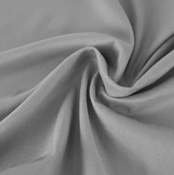 Funda de Almohada Con Cremallera Gris Claro