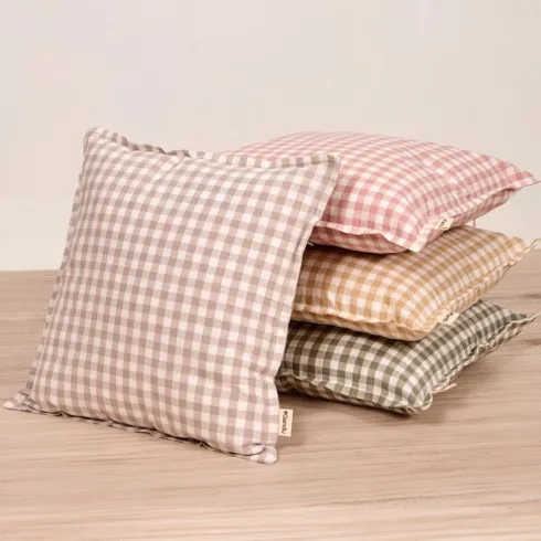 Funda de Cojín Vichy Perla 40x40cm